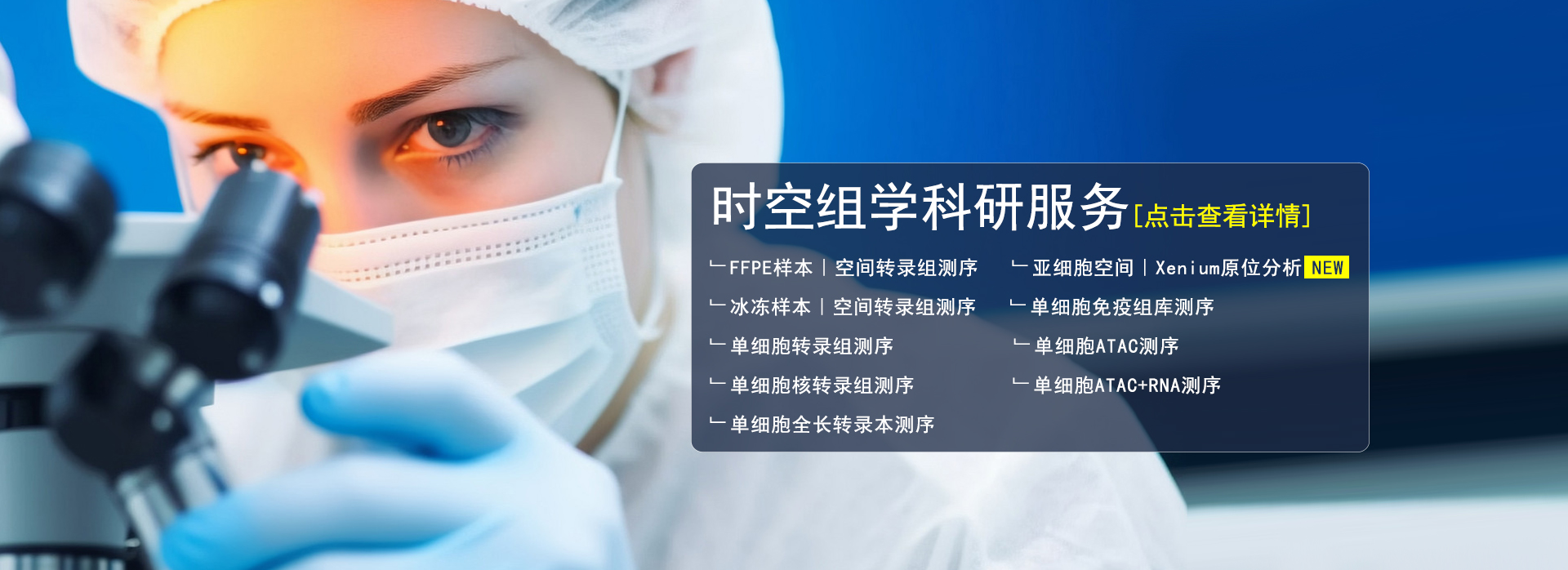 時(shí)空組學(xué)科研服務(wù)